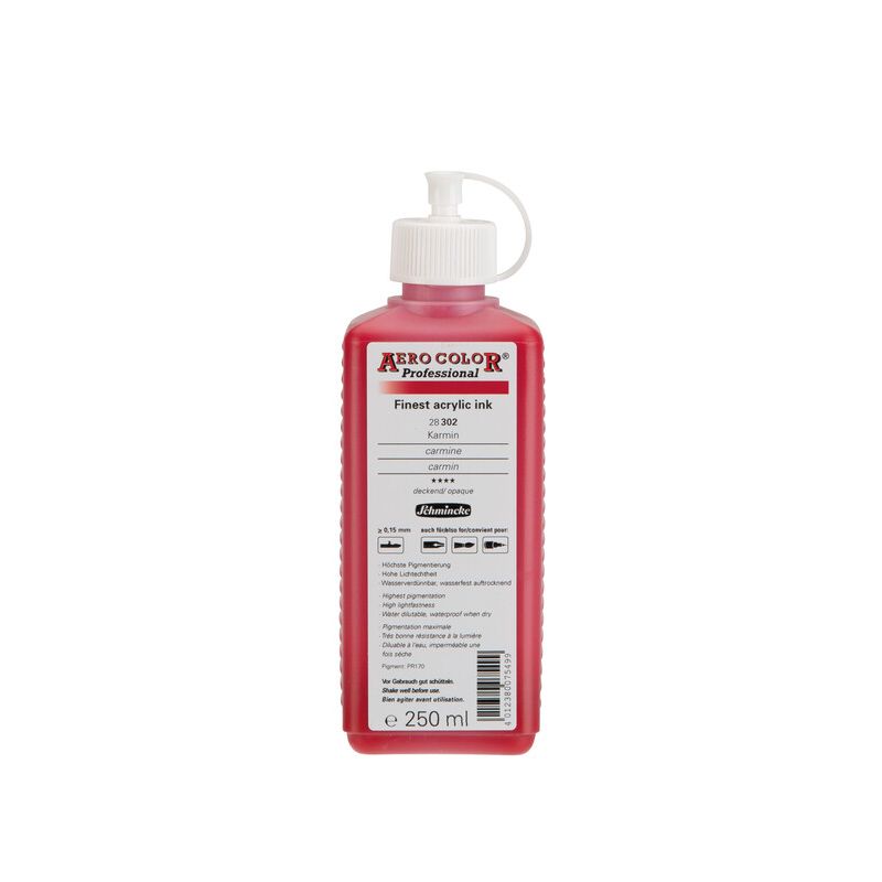 Schmincke Aerocolor Acrylic Paint Carmine 250ml