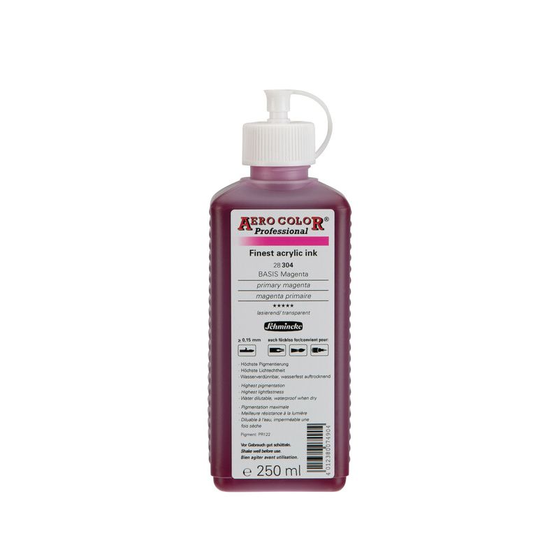 Schmincke Aerocolor Acrylic Paint Primary Magenta 250ml