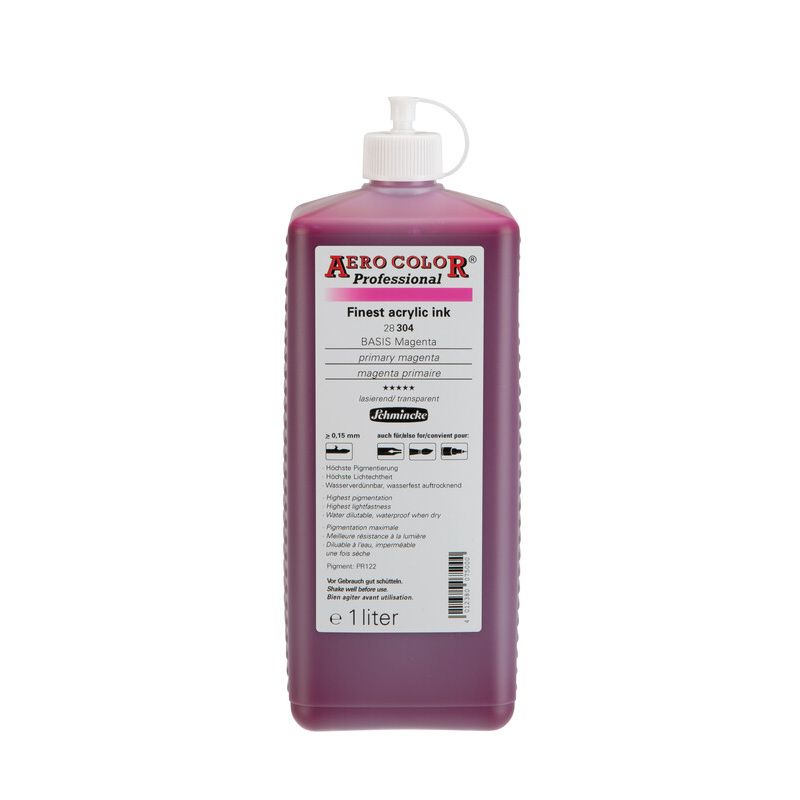 Schmincke Aerocolor Acrylic Paint Primary Magenta 1L