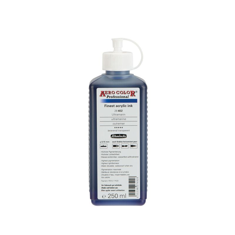 Schmincke Aerocolor Acrylic Paint Ultramarine 250ml