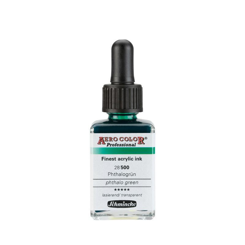 Schmincke Aerocolor Acrylic Paint Phthalo Green 28ml