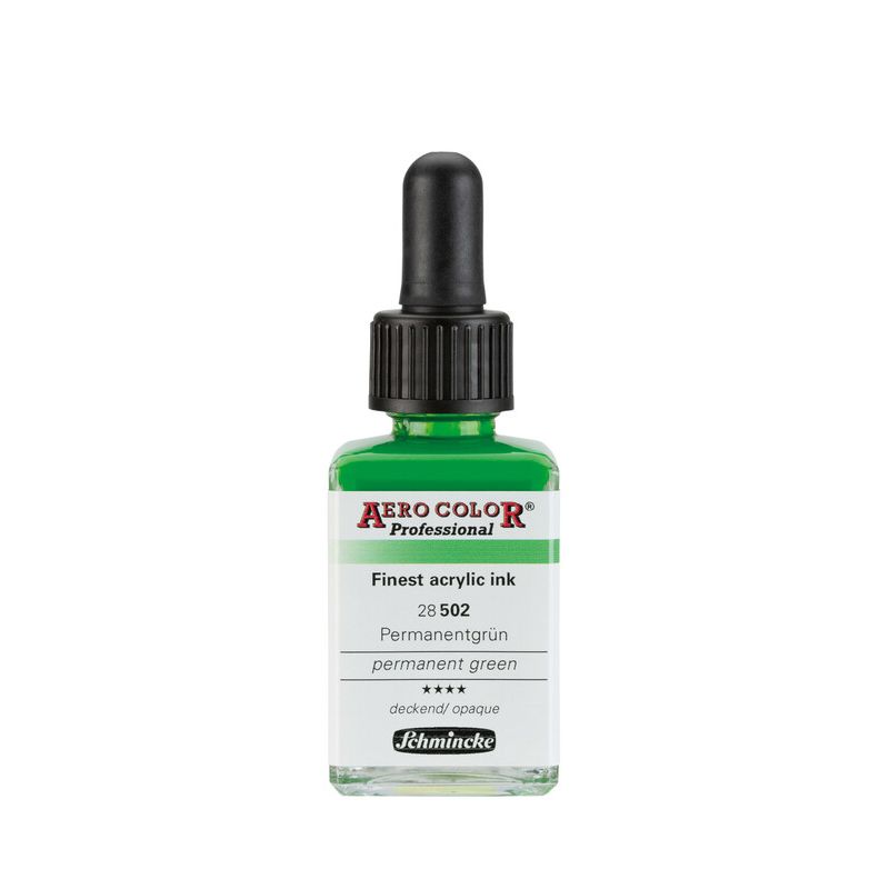 Schmincke Aerocolor Acrylic Paint Permanent Green 28ml