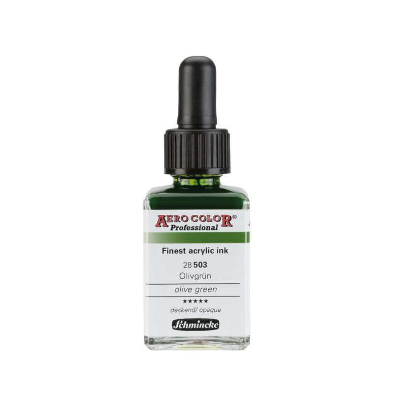 Schmincke Aerocolor Acrylic Paint Olive Green 28ml