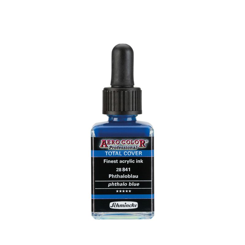 Schmincke Aerocolor Acrylic Paint Phthalo Blue 28ml