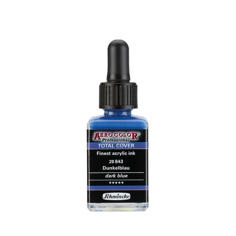 Schmincke Aerocolor Acrylic Paint Dark Blue 28ml