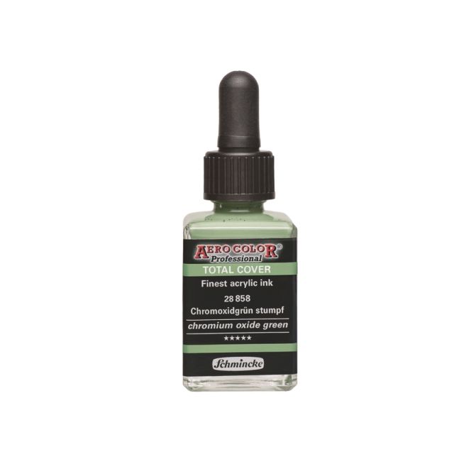 Schmincke Aerocolor Acrylic Paint Chromium Oxide Green 28ml