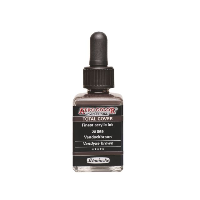 Schmincke Aerocolor Acrylic Paint Vandyke Brown 28ml