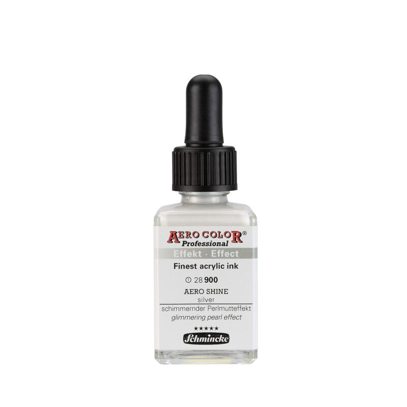 Schmincke Aerocolor Acrylic Paint Shine Silver 28ml