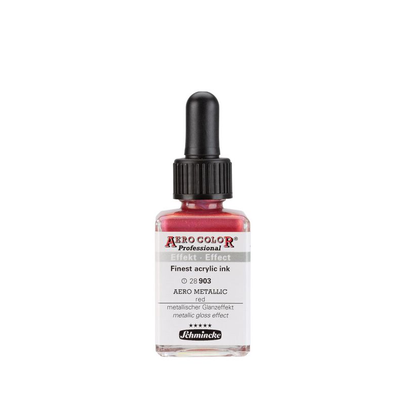 Schmincke Aerocolor Acrylic Paint Metallic Red 28ml