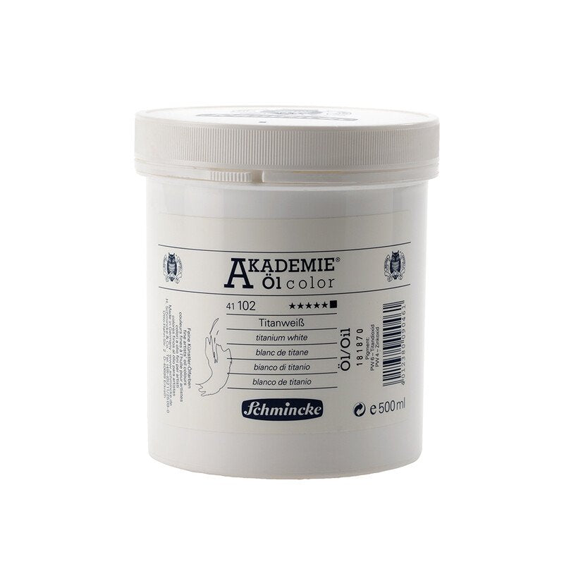 SCHMINCKE AKADEMIE OIL PAINT TITANIUM WHITE