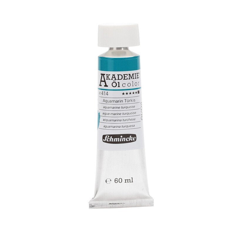 SCHMINCKE AKADEMIE OIL PAINT AQUAMARINE TURQUOISE