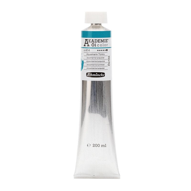 SCHMINCKE AKADEMIE OIL PAINT AQUAMARINE TURQUOISE
