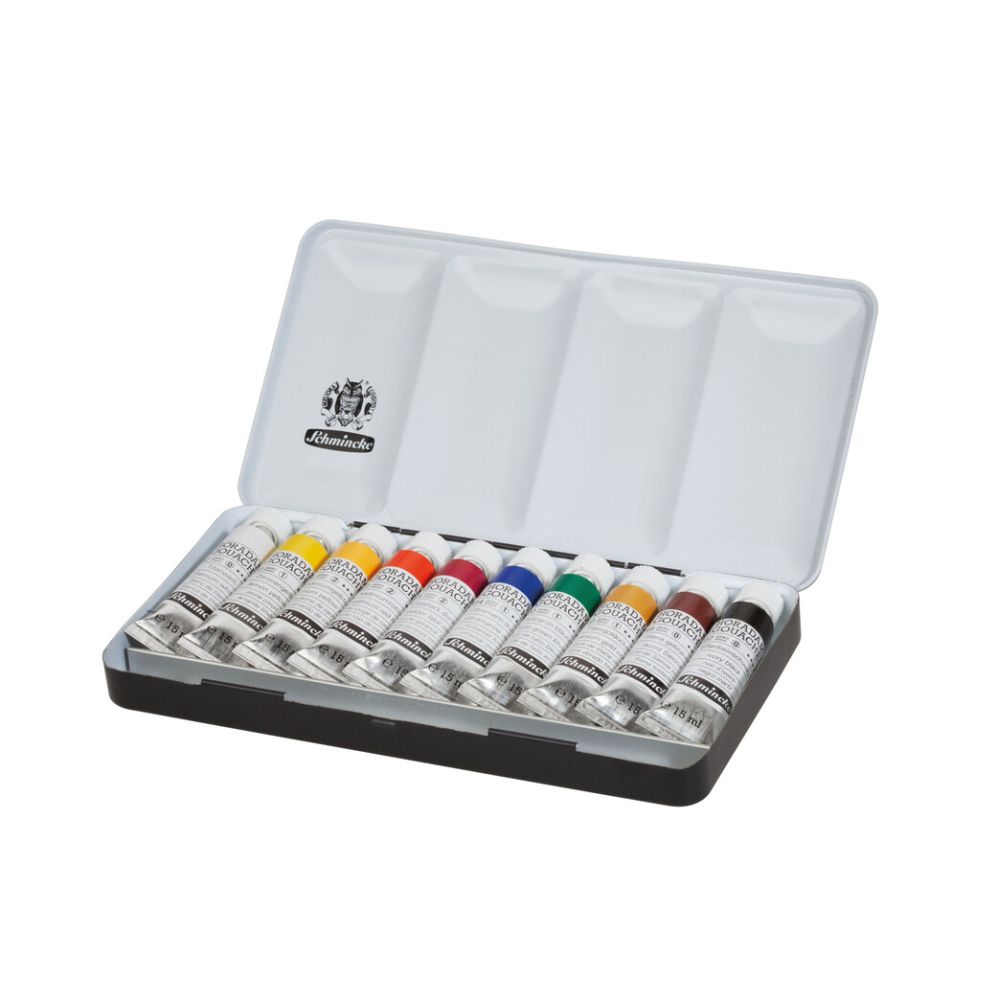 Schmincke Horadam Gouache Paint Set 10 SET