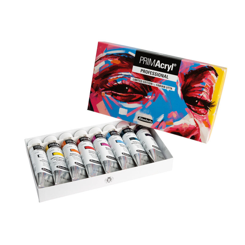 Schmincke Primacryl Acrylic Paint Fabian Utta 60ml Set 8 SET