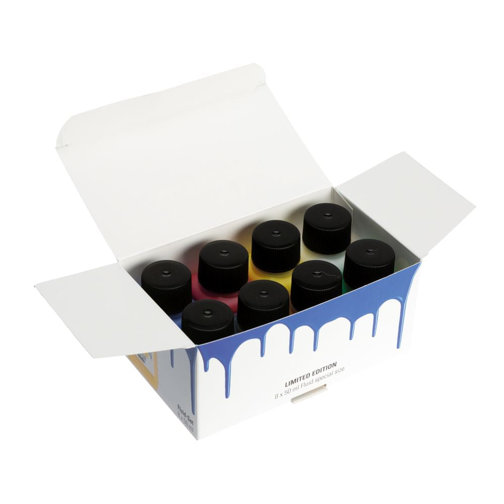 Schmincke Primacryl Fluid Acrylic Paint 50ml Set 8 SET