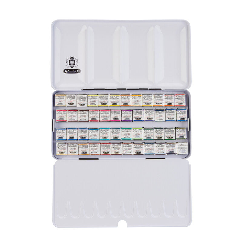 Schmincke Horadam Watercolour Paint Pans Set 48
