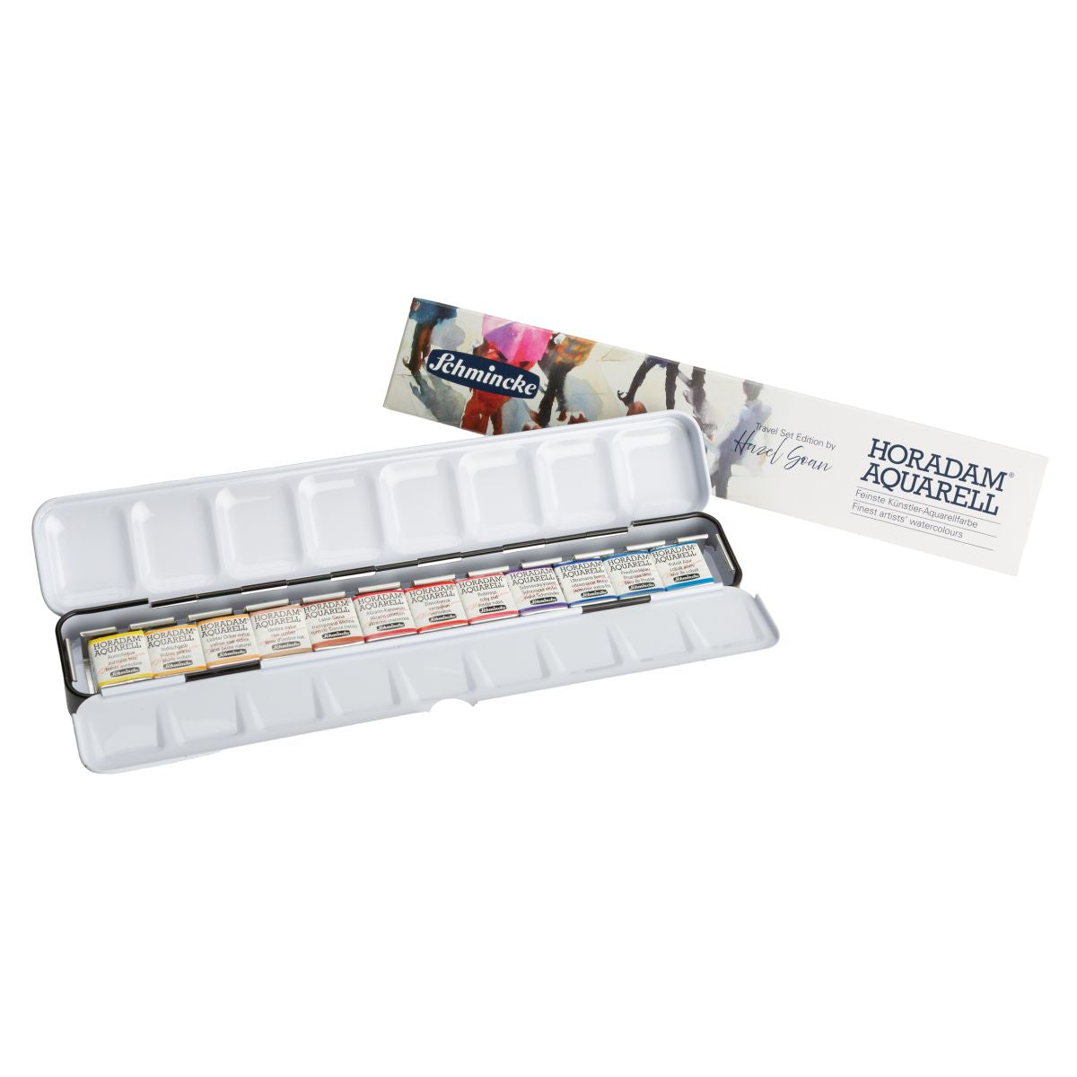 SCHMINCKE HORADAM WATERCOLOUR PAINT HAZEL SOAN SET 12 PANS