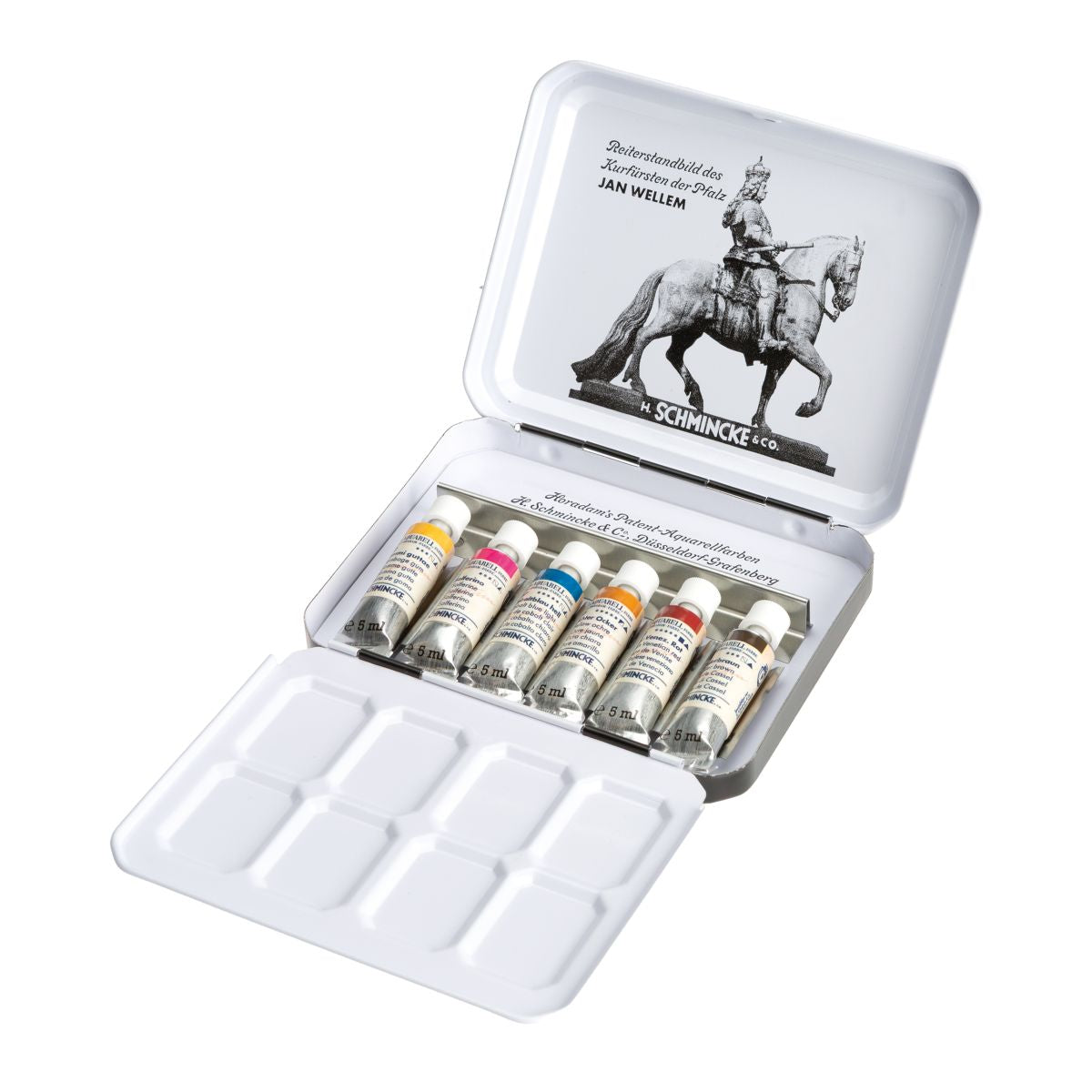 SCHMINCKE HORADAM WATERCOLOUR PAINT RETRO JAN WELLEM TRAVEL SET 6