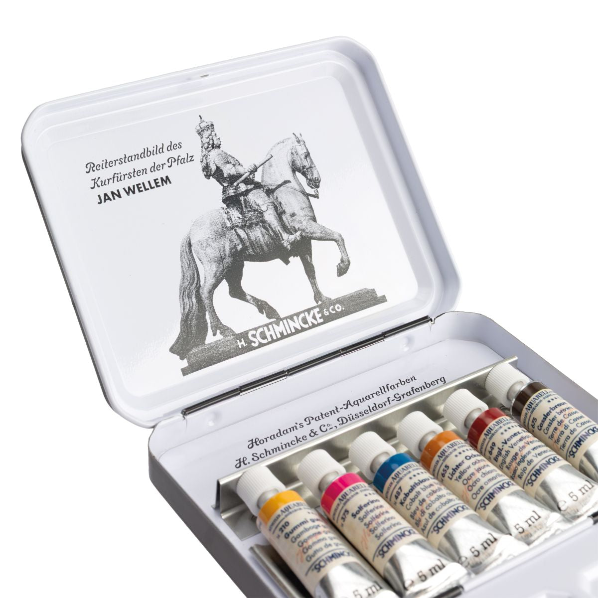 SCHMINCKE HORADAM WATERCOLOUR PAINT RETRO JAN WELLEM TRAVEL SET 6