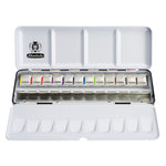 SCHMINCKE AKADEMIE WATERCOLOUR PAINT SET 12 X 1/ PANS HYDRANGEA