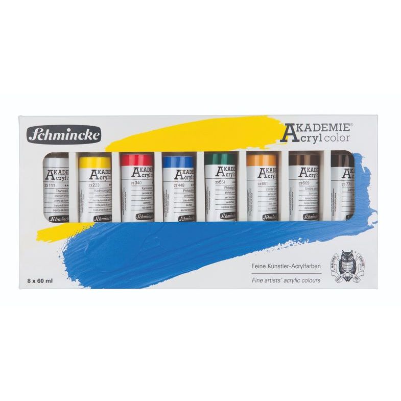 Schmincke Akademie Acrylic Paint Set 8 SET