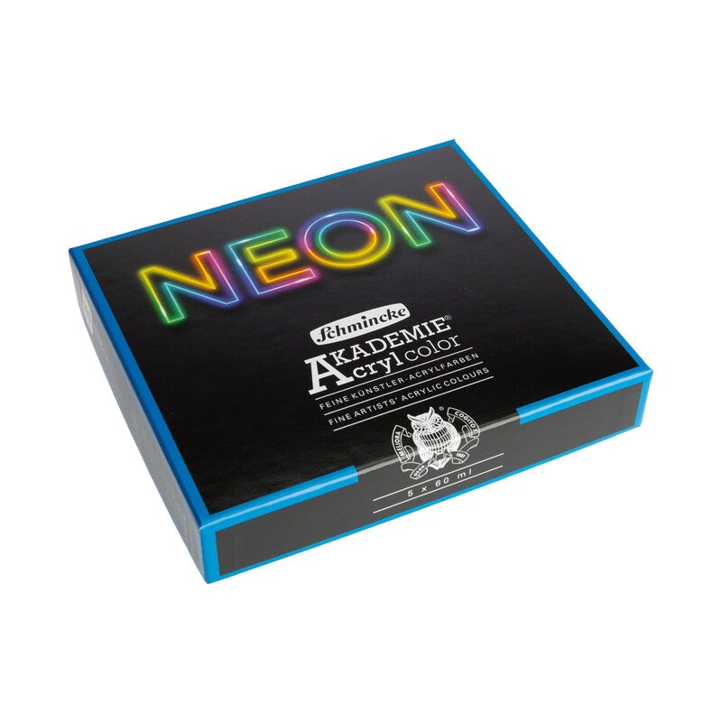 Schmincke Akademie Acrylic Paint Neon 60ml Set 5 SET