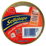 Sellotape Double Sided Tape 12mmx15M