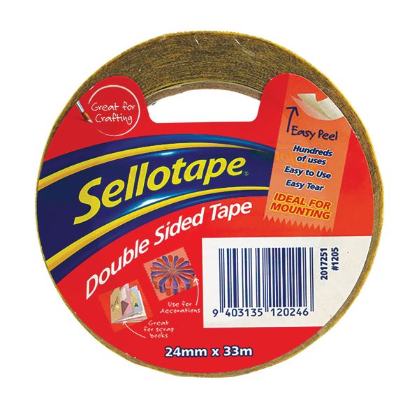 Sellotape Double Sided Tape 24mmx33M