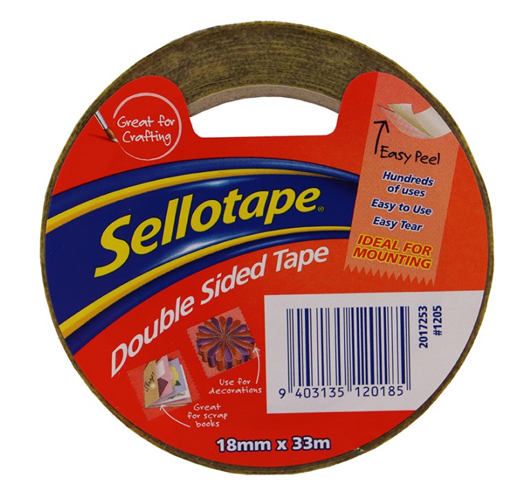 Scotch Double Sided Tape 18mmx33M