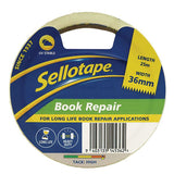 Sellotape Book Repair Tape Clear 36mmx25M