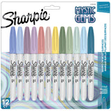 SHARPIE PERMANENT MARKER MYSTIC GEMS FINE TIP ASSORTED SET 12 SET / 1.0MM