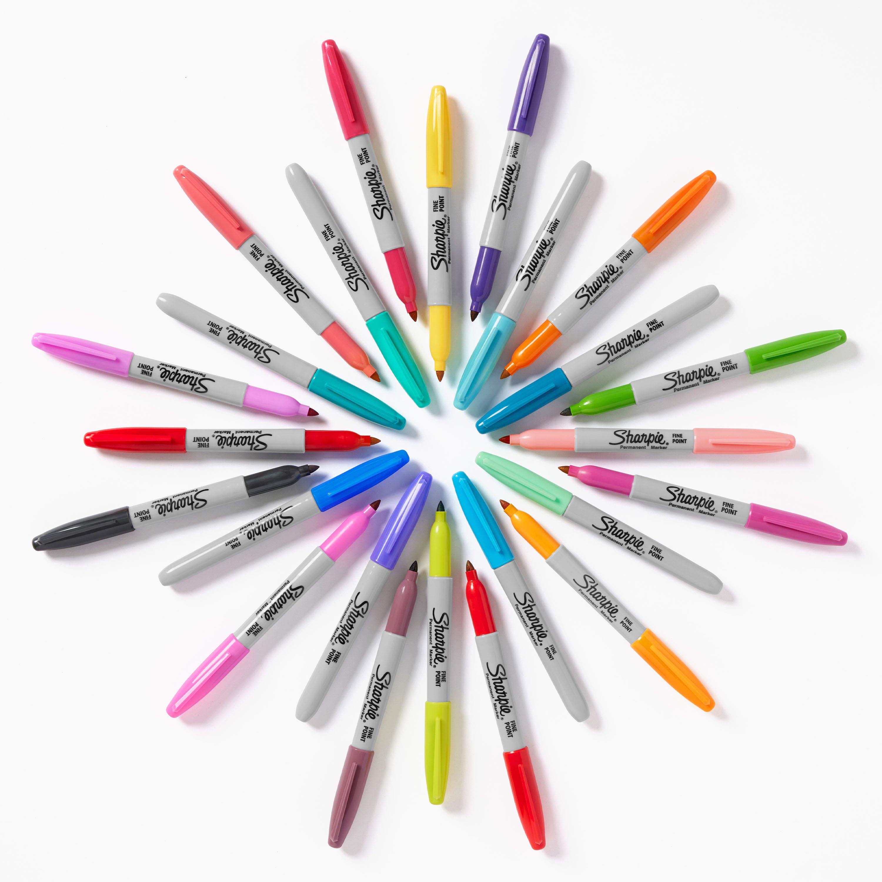 SHARPIE PERMANENT MARKER GLAM POP FINE TIP ASSORTED SET 12