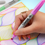 SHARPIE PERMANENT MARKER GLAM POP FINE TIP ASSORTED SET 12