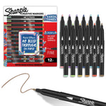SHARPIE CREATIVE ACRYLIC MARKERS EARTH TONE SET 12 FINE TIP