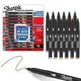 SHARPIE CREATIVE ACRYLIC MARKERS EARTH TONE SET 12 FINE TIP