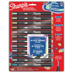 SHARPIE CREATIVE ACRYLIC MARKERS EARTH TONE SET 12 BULLET TIP