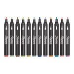 SHARPIE CREATIVE ACRYLIC MARKERS EARTH TONE SET 12 BULLET TIP