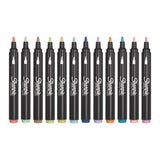 SHARPIE CREATIVE ACRYLIC MARKERS EARTH TONE SET 12 BULLET TIP SET