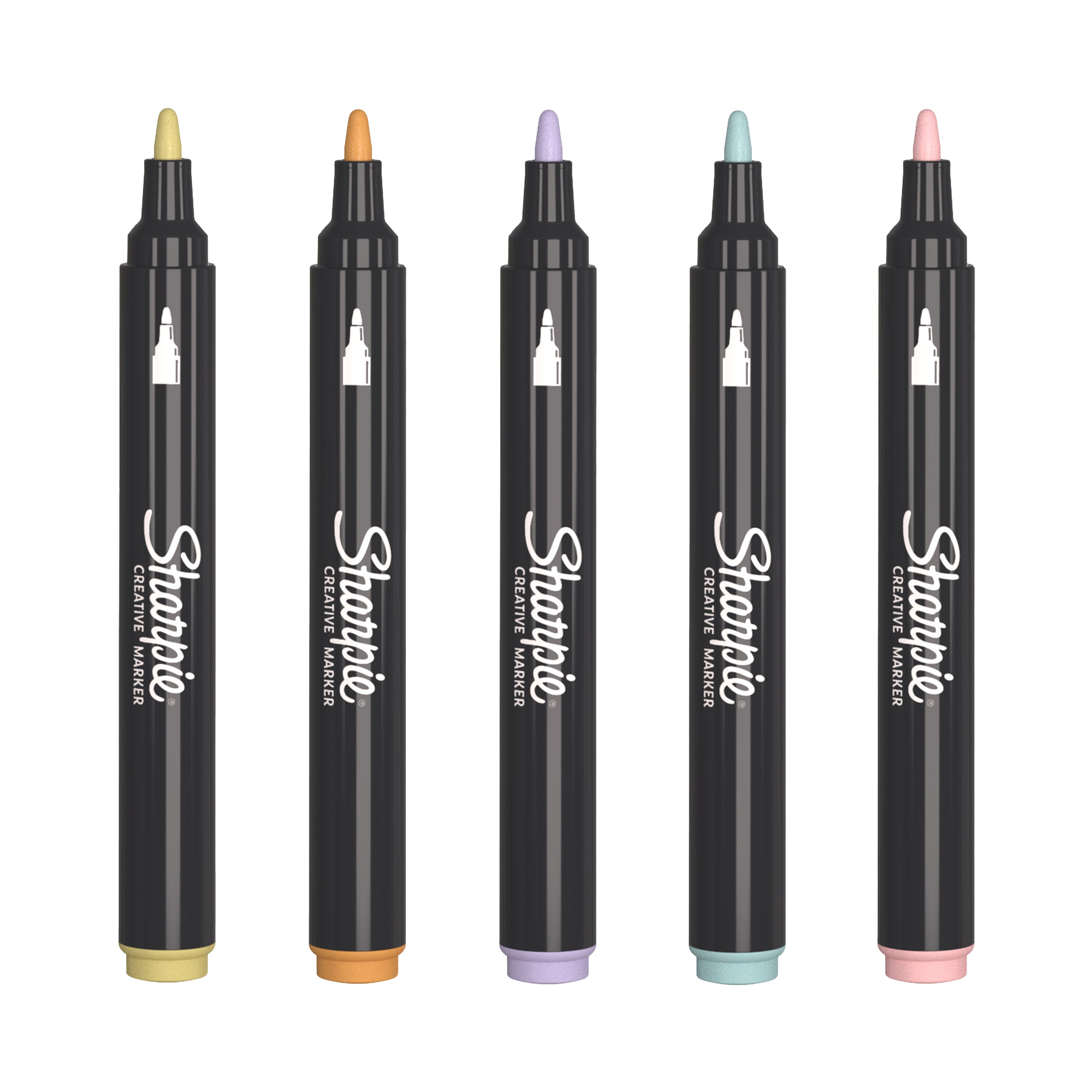 SHARPIE CREATIVE ACRYLIC MARKERS EARTH TONE SET 5 BULLET TIP
