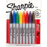 Sharpie Fine Tip Permanent Marker Assorted Set 8