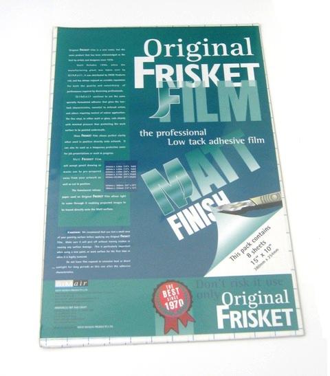 Simair Masking Film Frisket Packet 8 380x254mm