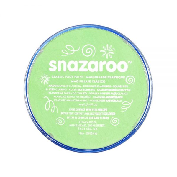 Snazaroo Face Paint Pale Green 18ml