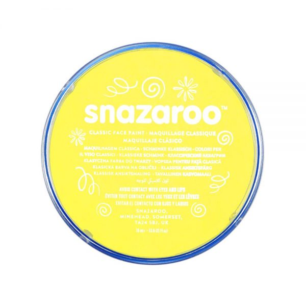 Snazaroo Face Paint Pale Yellow 18ml