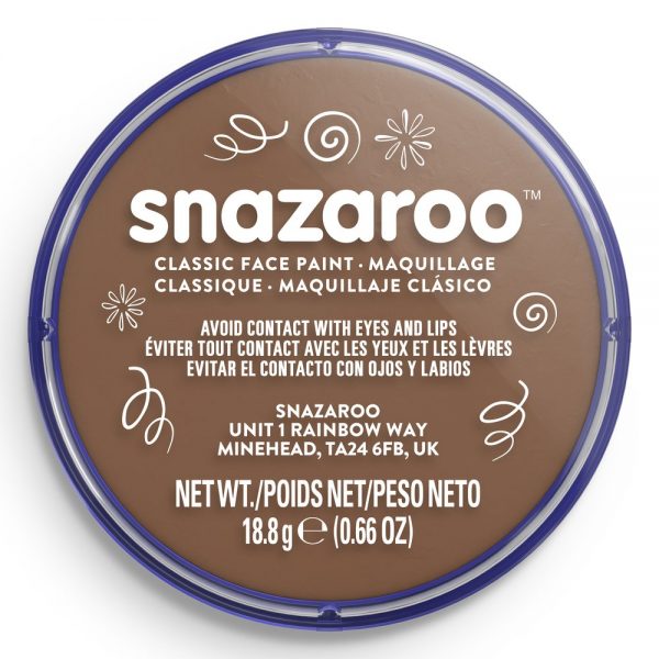 Snazaroo Face Paint Beige Brown 18ml