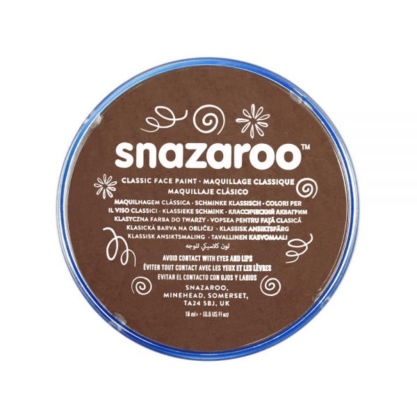 Snazaroo Face Paint Light Brown 18ml