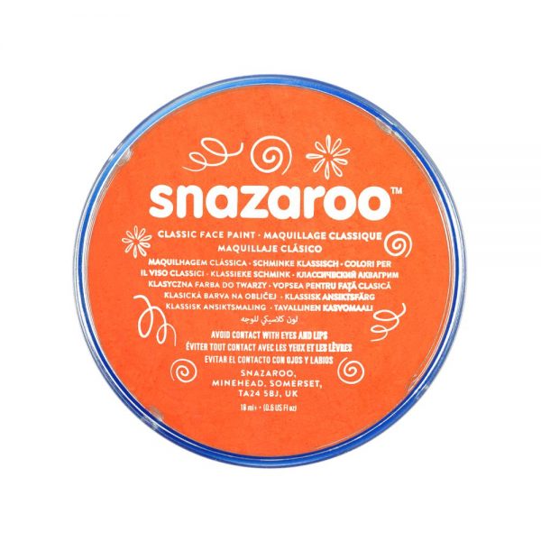 Snazaroo Face Paint Orange 18ml