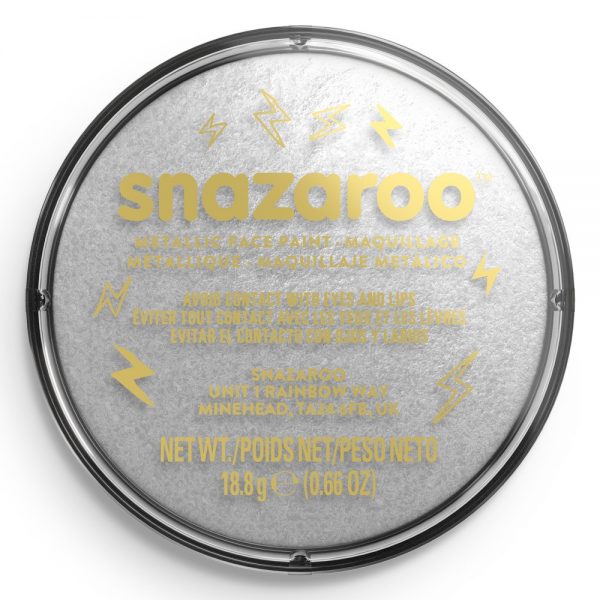 Snazaroo Face Paint Metallic Silver 18ml