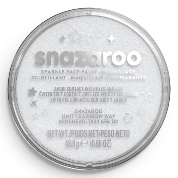 Snazaroo Face Paint Sparkle White 18ml