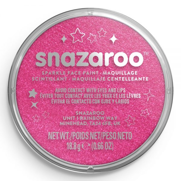 Snazaroo Face Paint Sparkle Pink 18ml