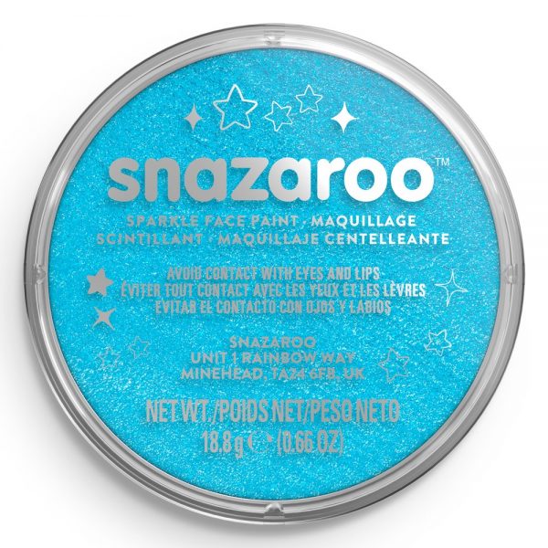 Snazaroo Face Paint Sparkle Turquoise 18ml